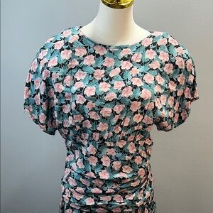 E.D MICHAELS 80s vintage Floral Dress size 9/10               order(35)